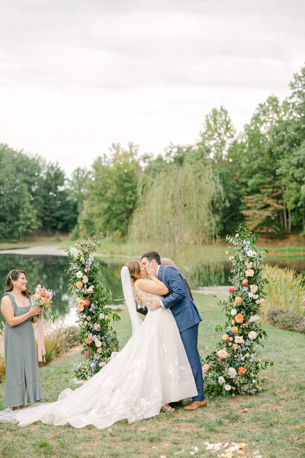 wildflower wedding ceremony