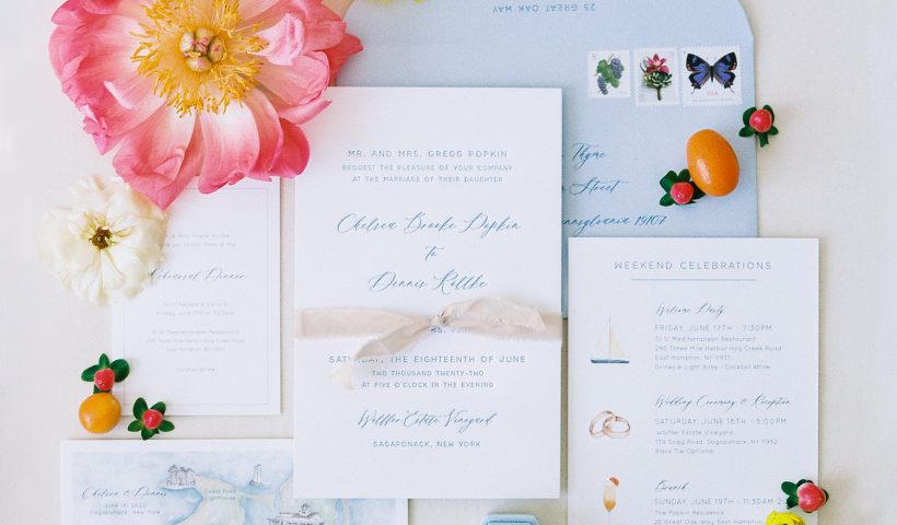 A Mediterranean Inspired Hamptons Wedding with a Splash of Color