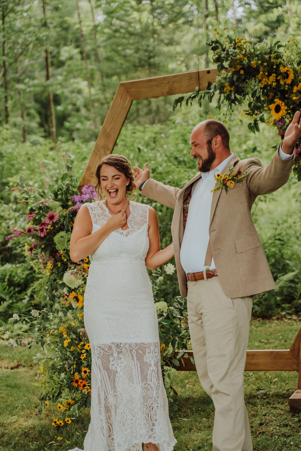 outdoor wedding ceremony