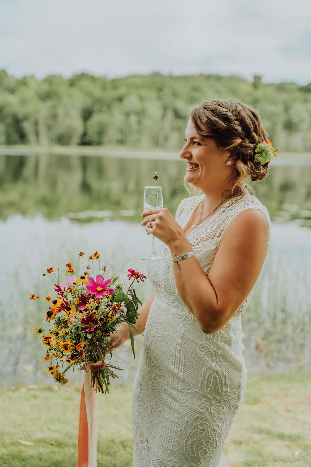 wildflower wedding bouquet