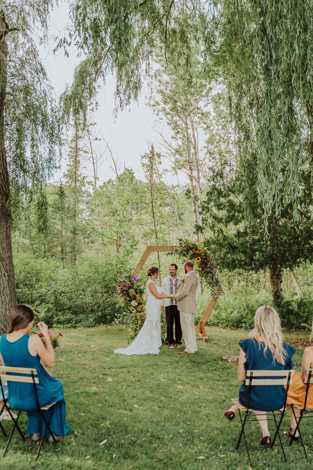 outdoor wedding ceremony