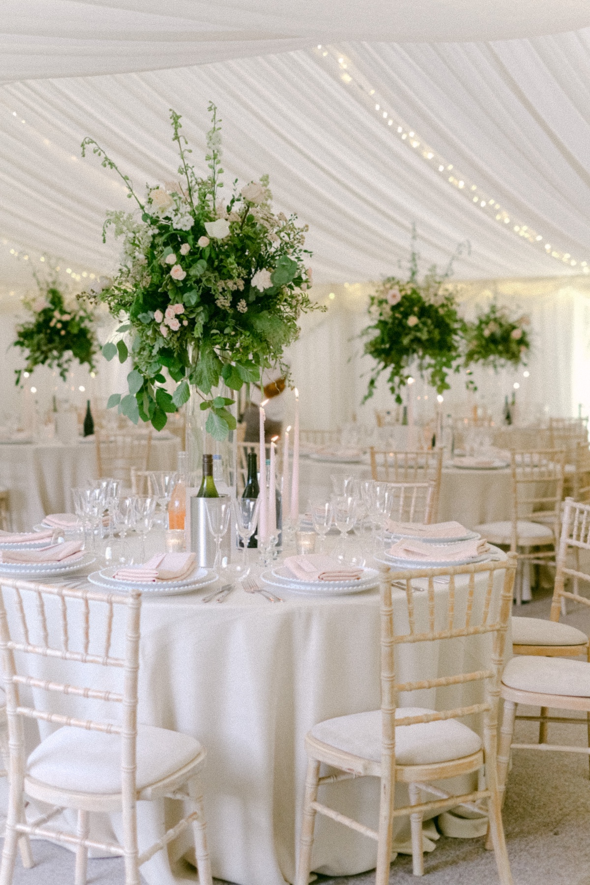 tent wedding reception