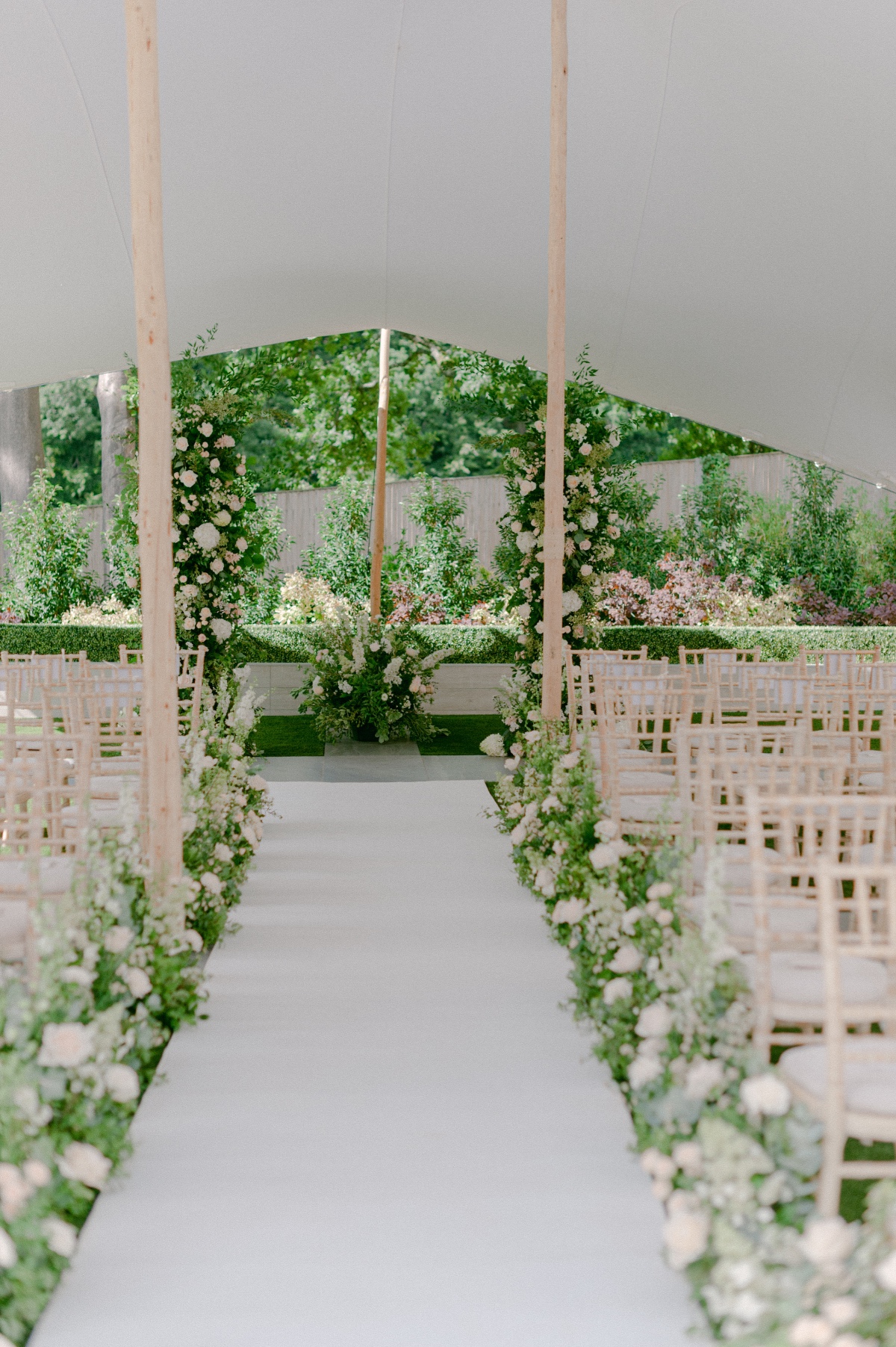 tent wedding reception