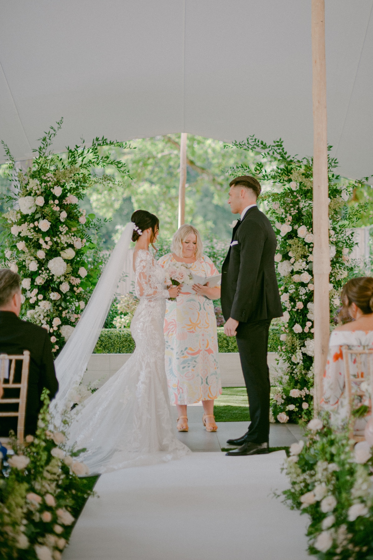 tent wedding reception