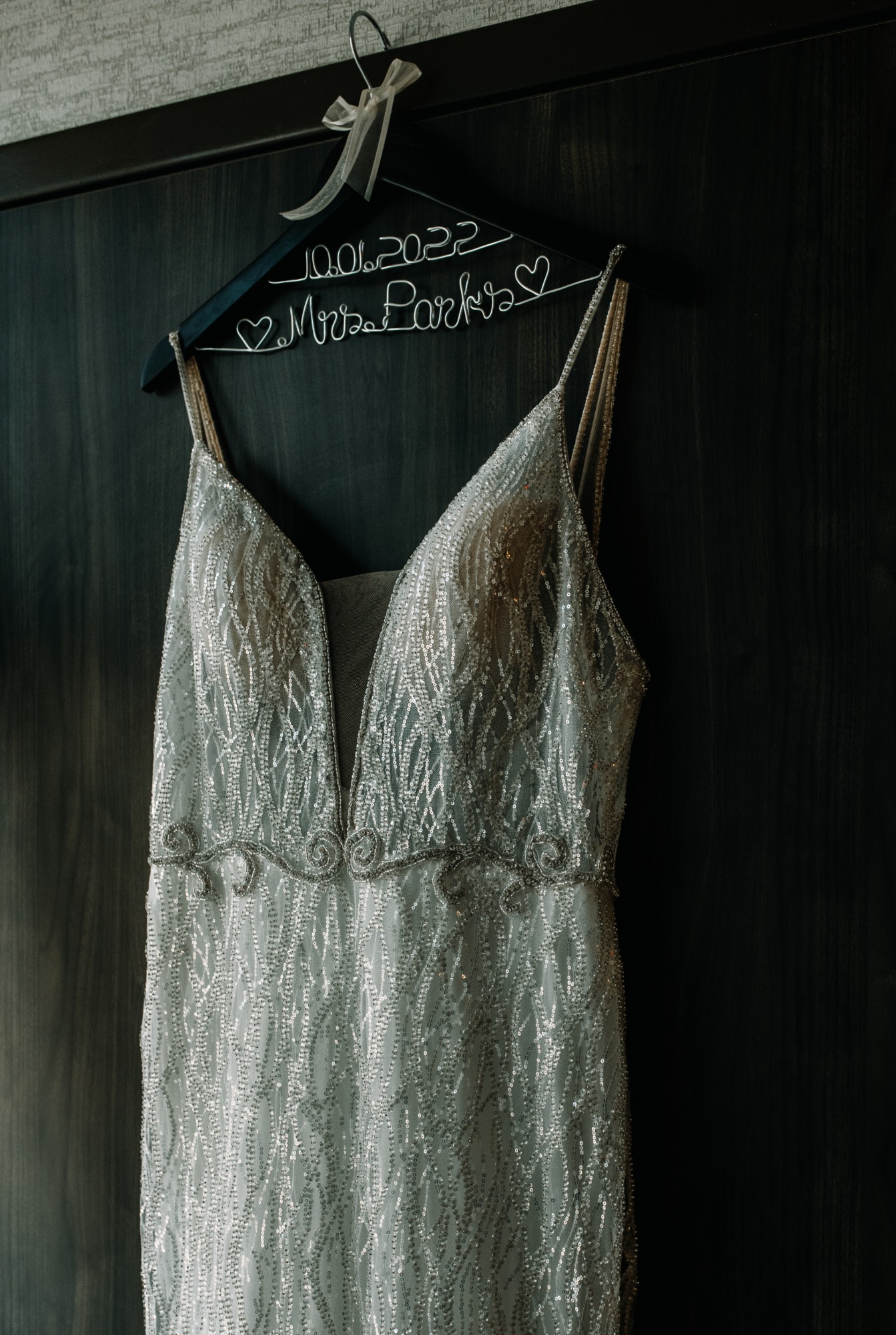 custom wedding dress hanger