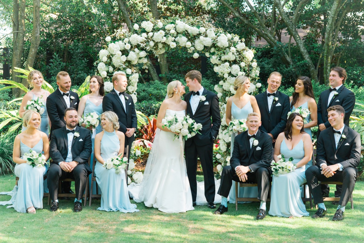 wedding party photograph