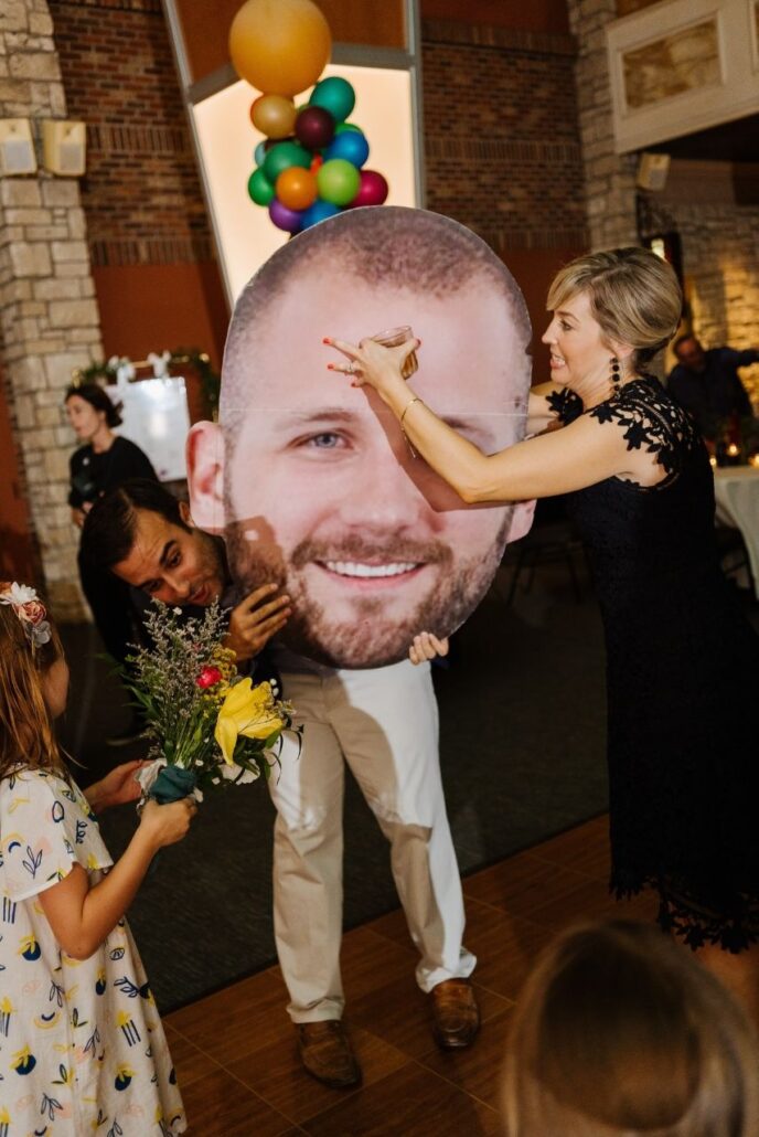 dancing wedding guests