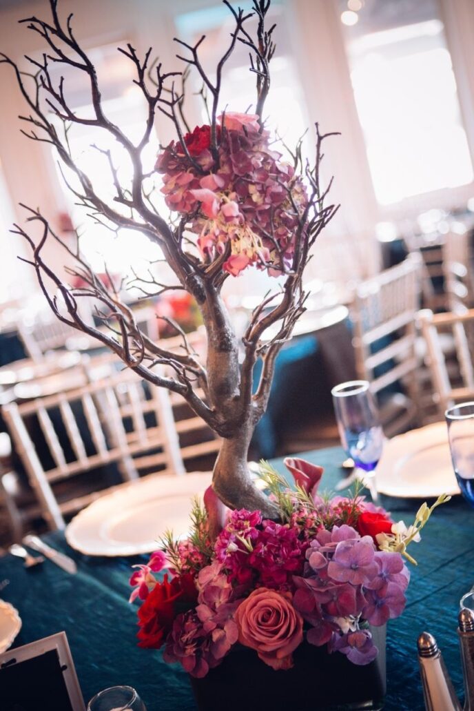 manzanita trees at wedding