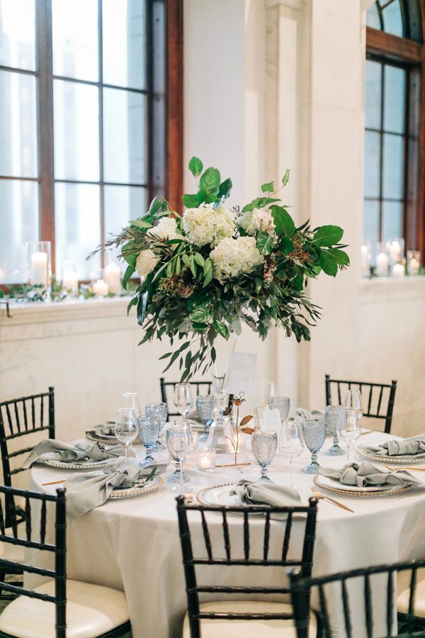 Courthouse Wedding Romantic Greenery