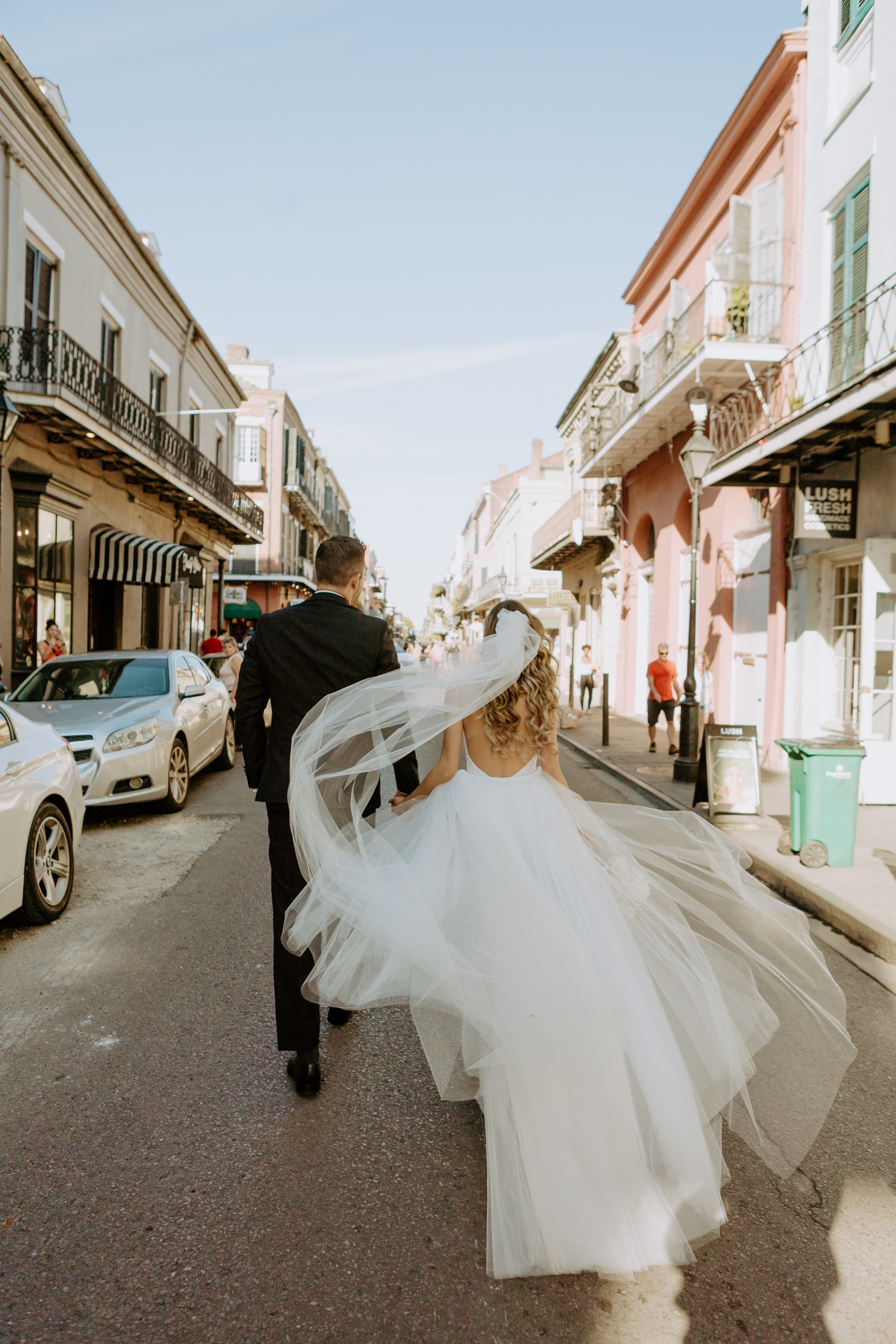 tulle wedding ballgown