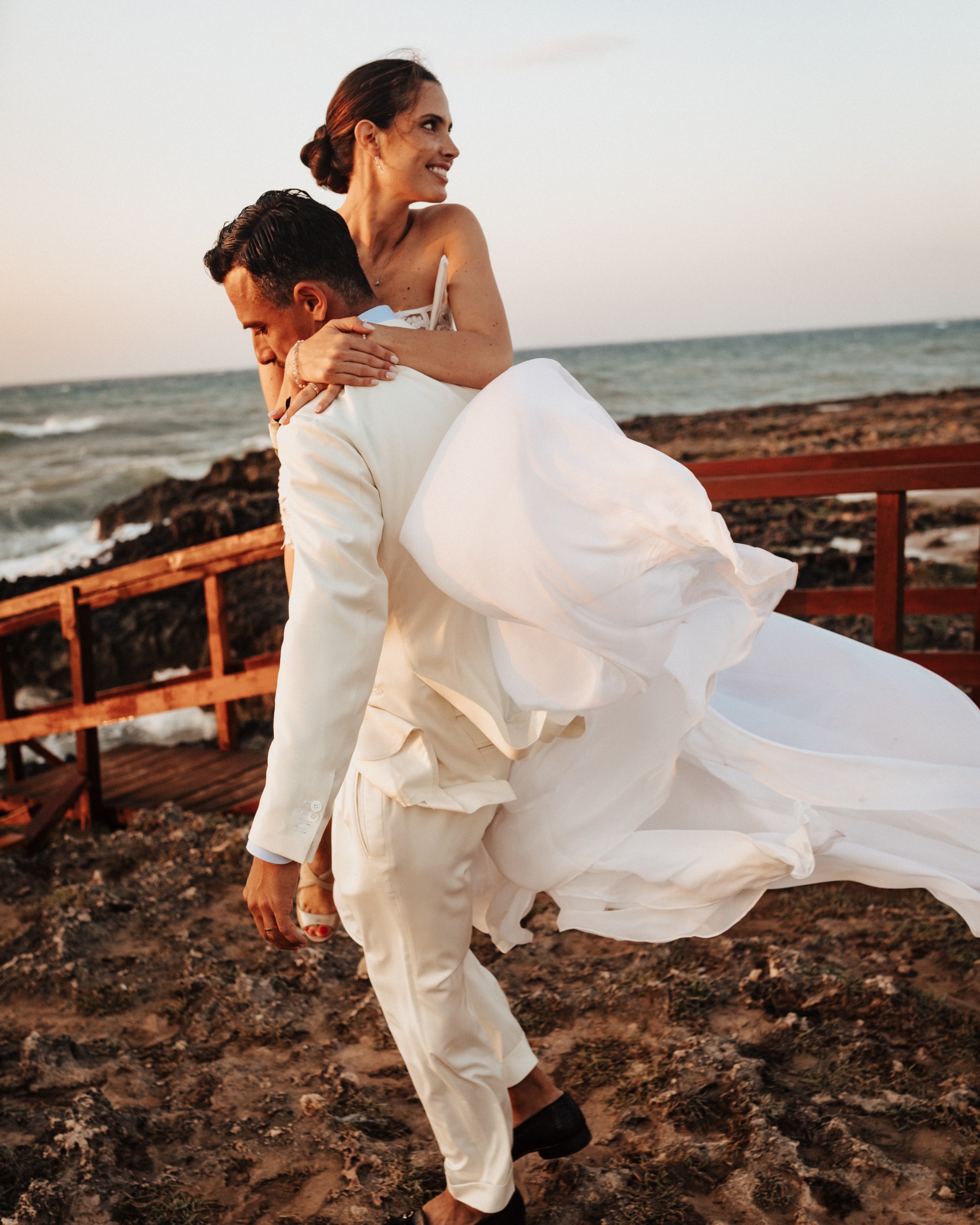 perfect beach wedding photography