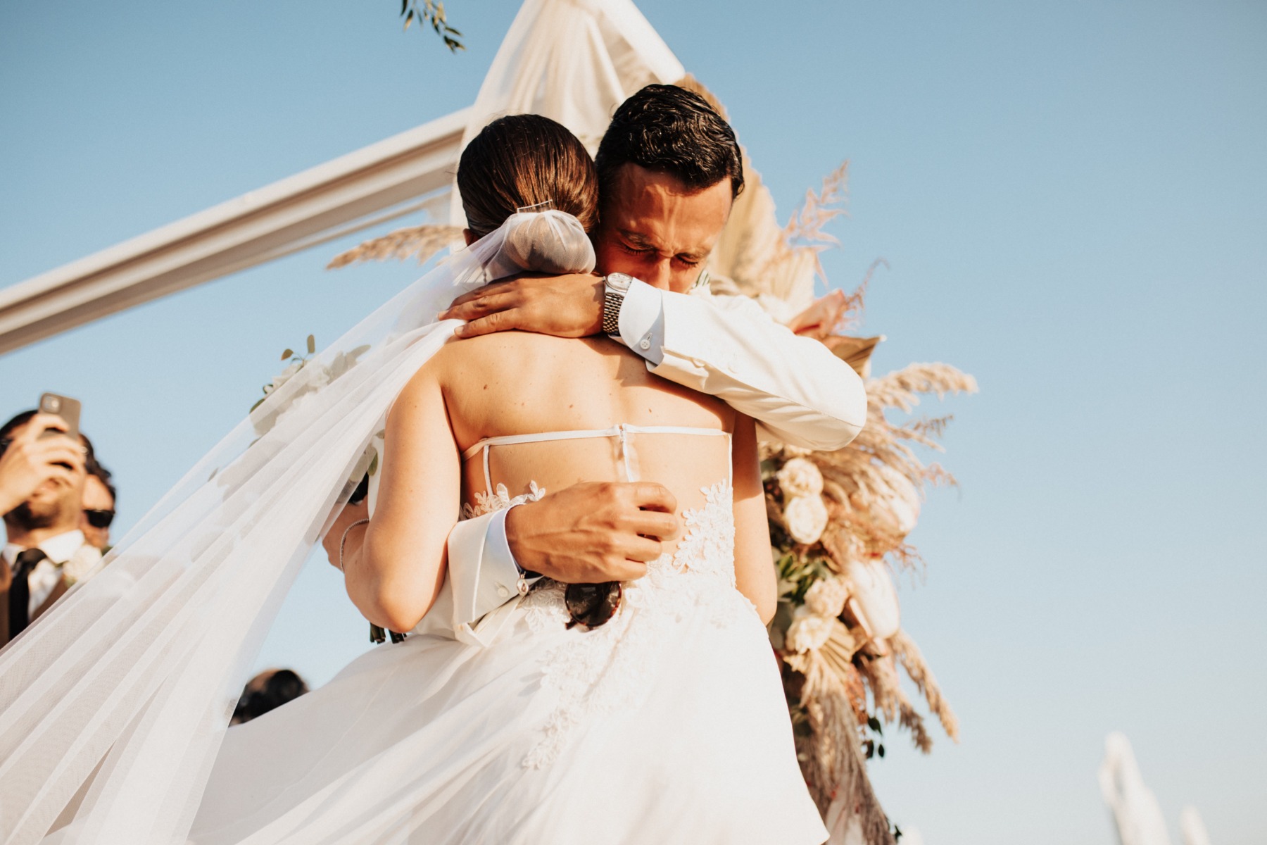 see through bodice wedding dress