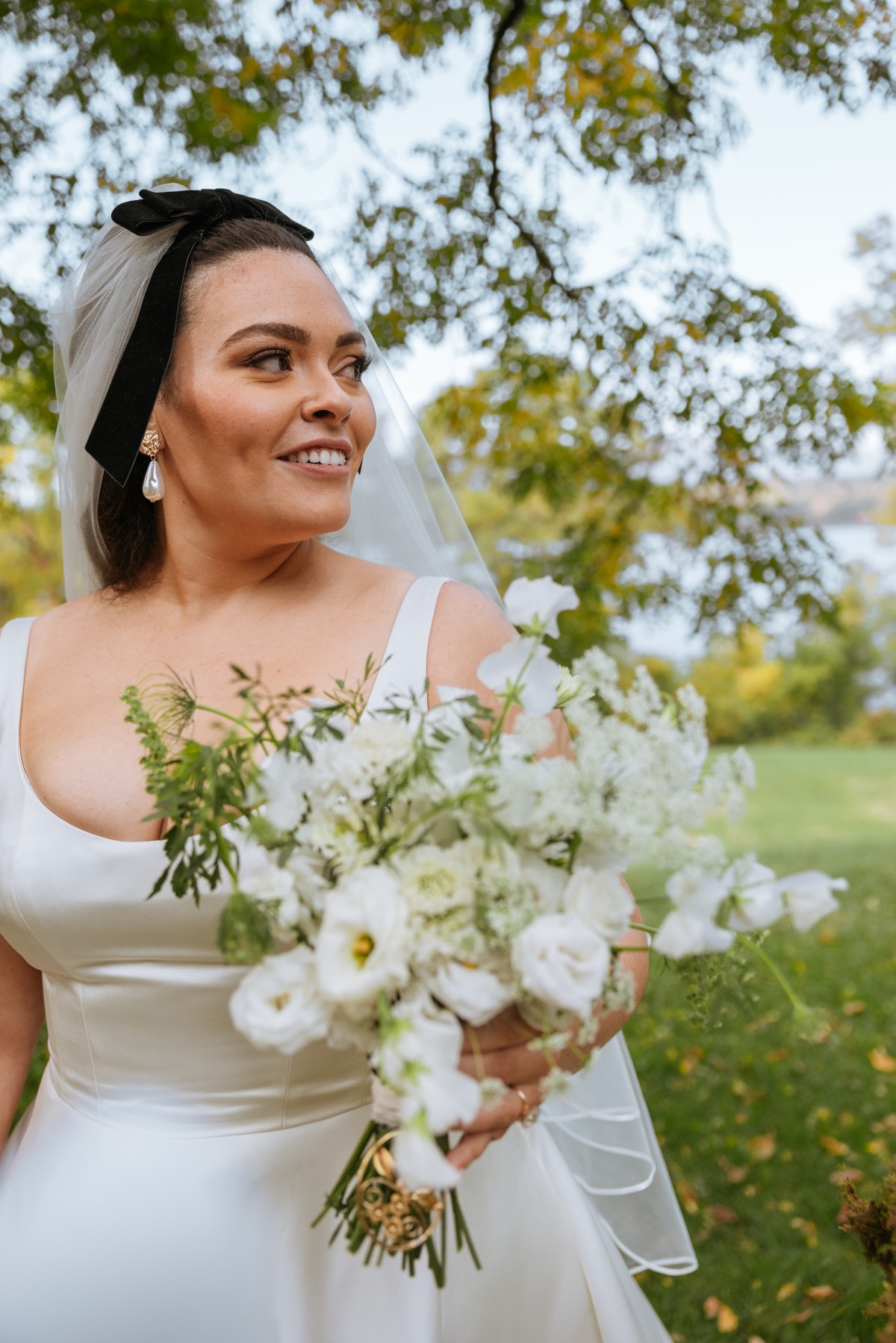 Vintage inspired bridal dress