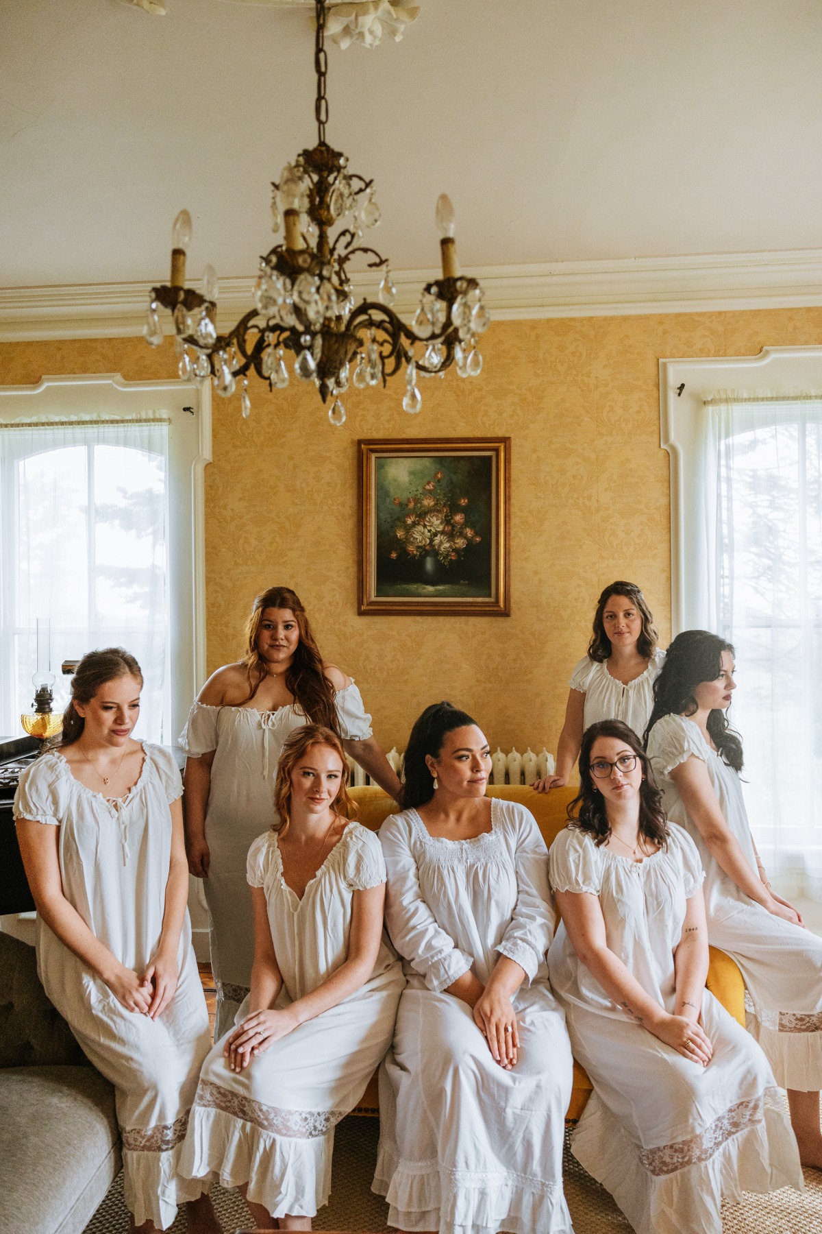 Vintage bridesmaid nightdresses