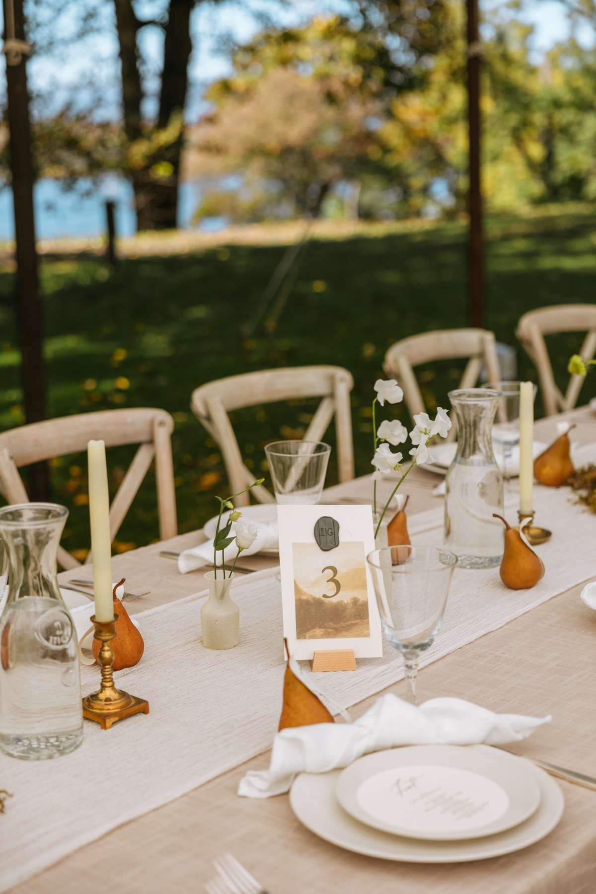 Rust table decor