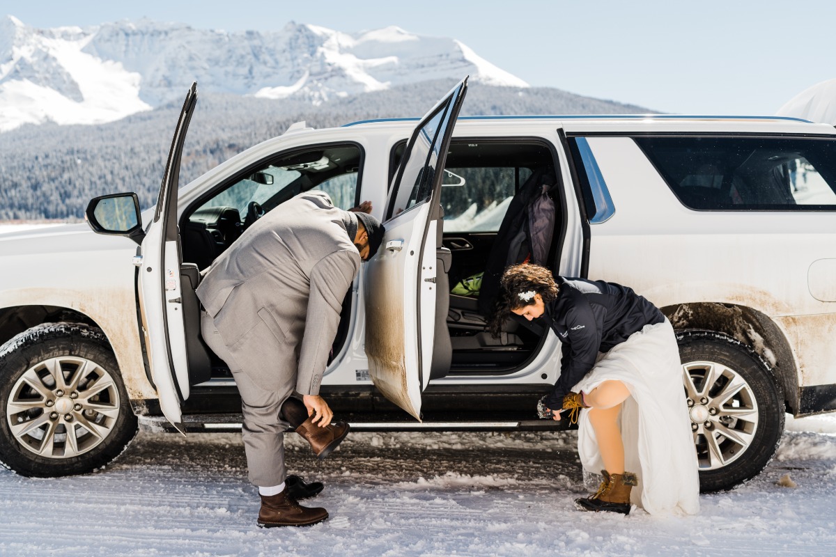 4 wheel drive wedding car