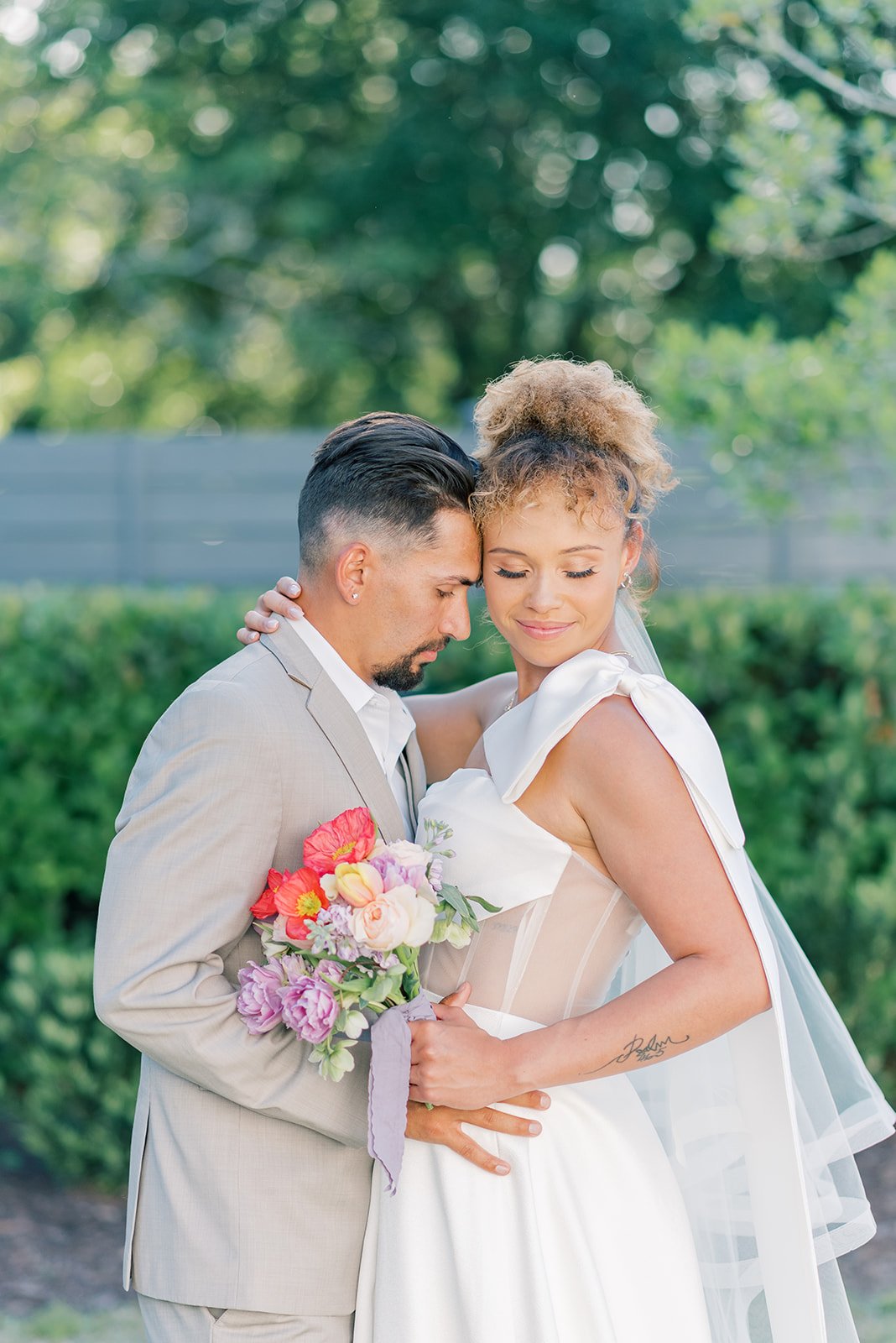 tan suit for groom