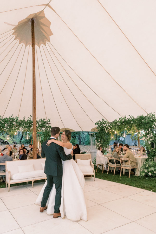 A Rainy Wedding Day in Wine Country at a Private Estate