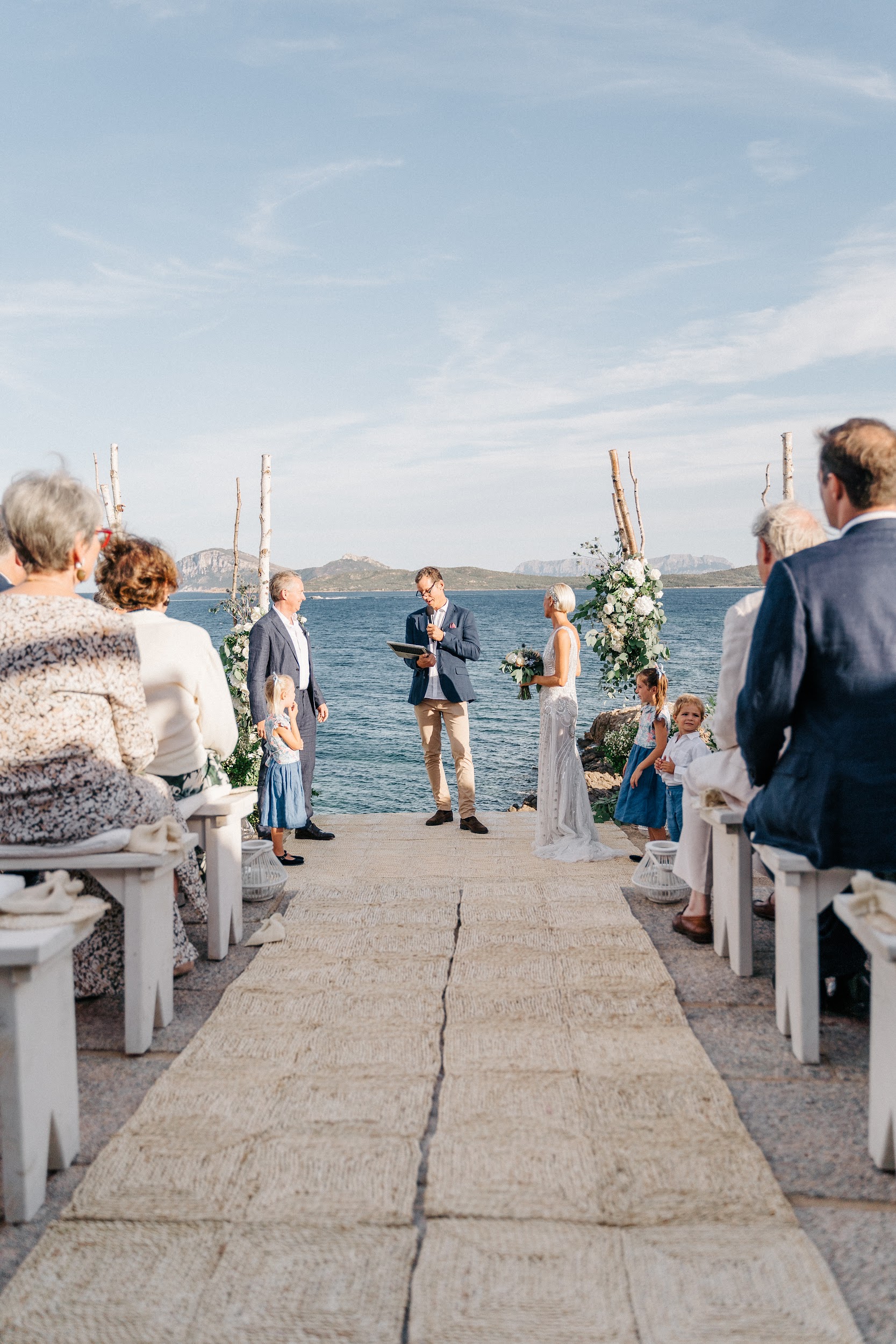 small floral arches for wedding ceremony