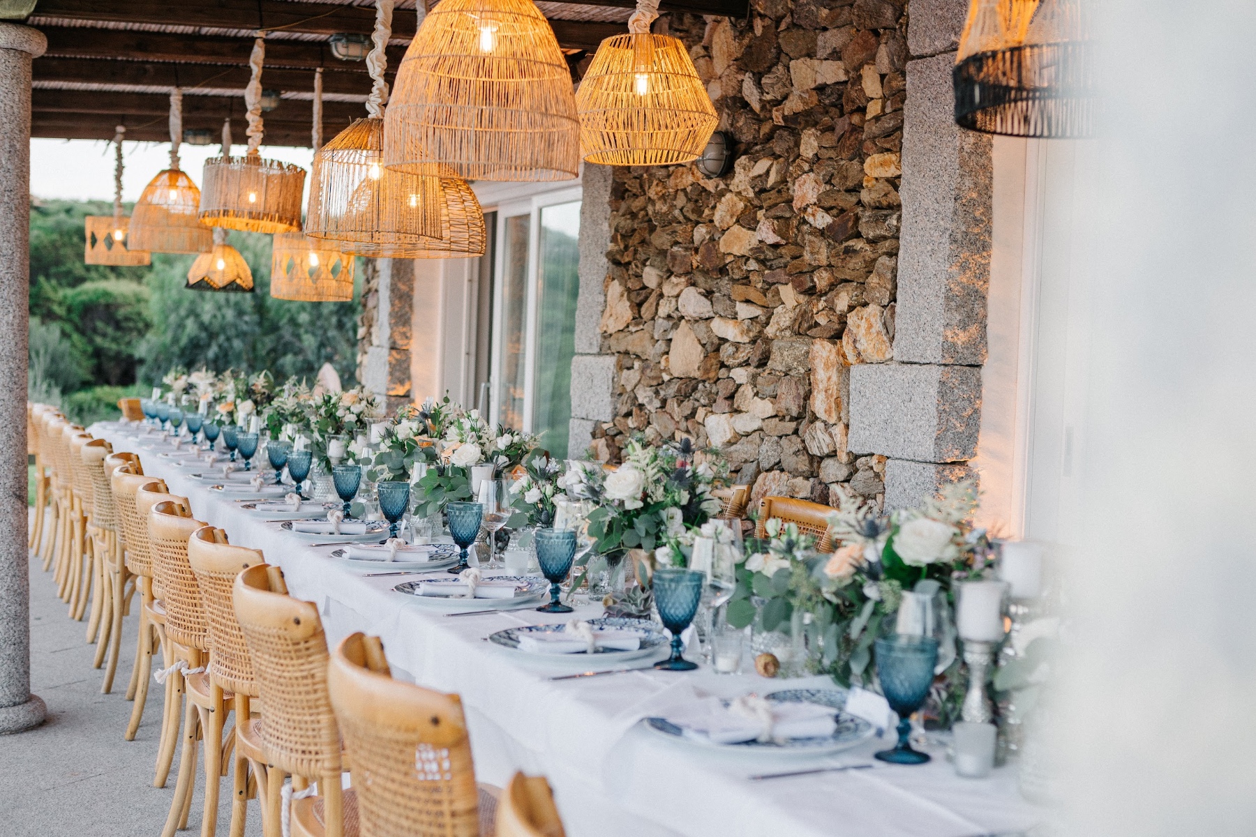 A Sardinian cliffside villa wedding was this bride’s childhood dream