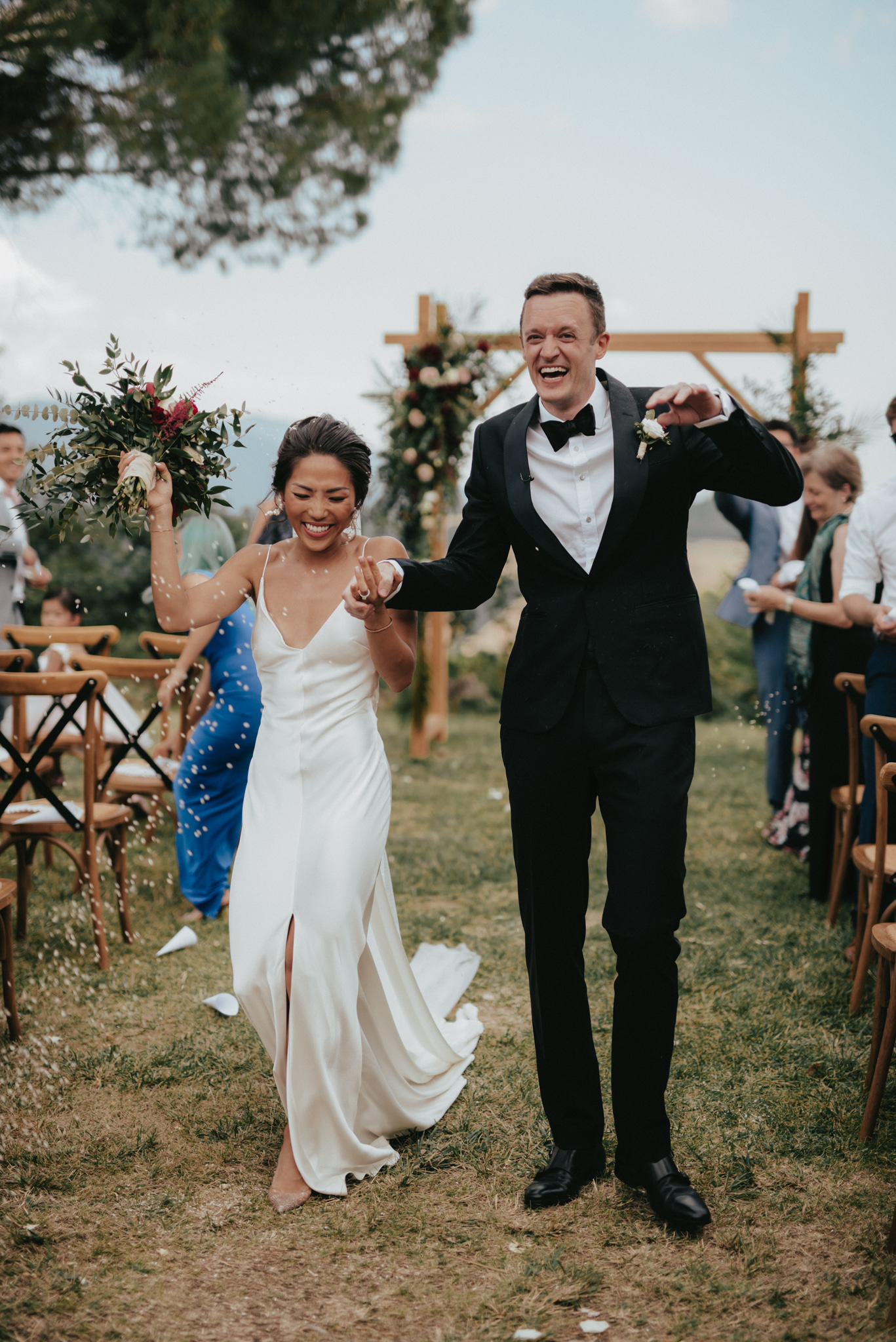 cliffside wedding ceremony