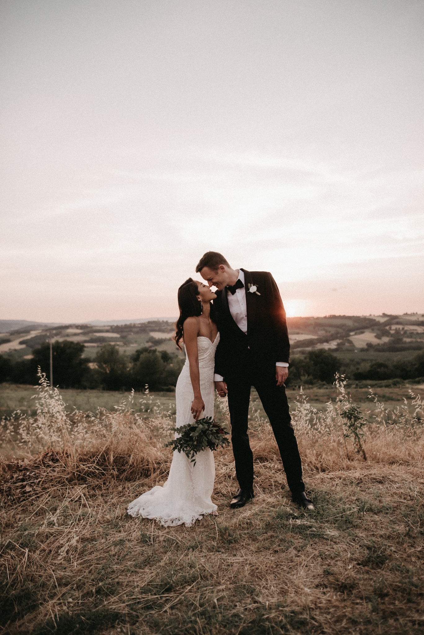 strapless lace wedding dress