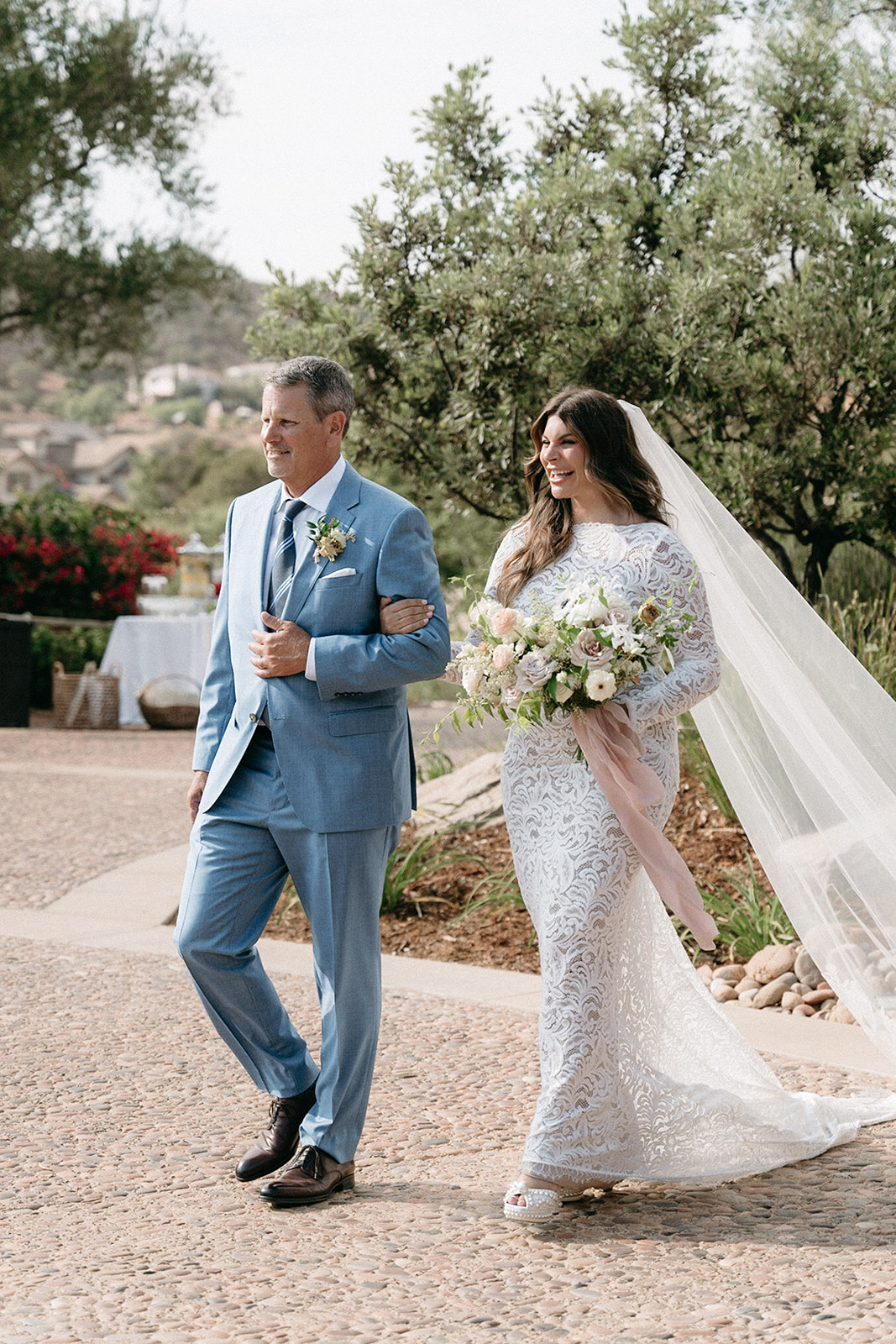 light blue wedding suit