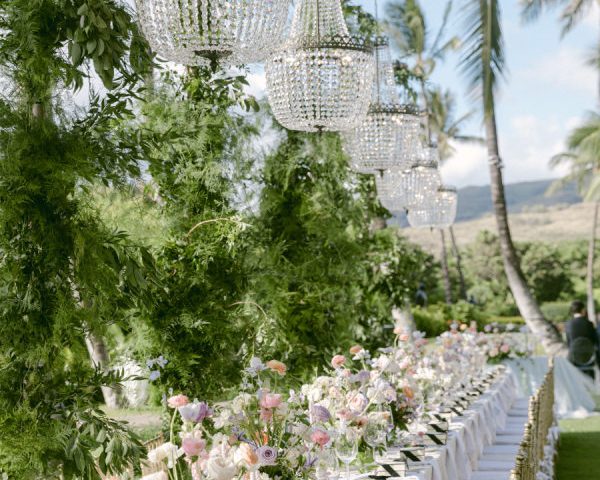 An Artful French-Inspired Garden Wedding on the Island of Oahu