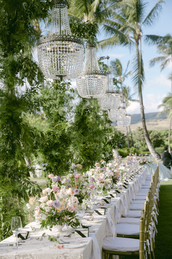 An Artful French-Inspired Garden Wedding on the Island of Oahu