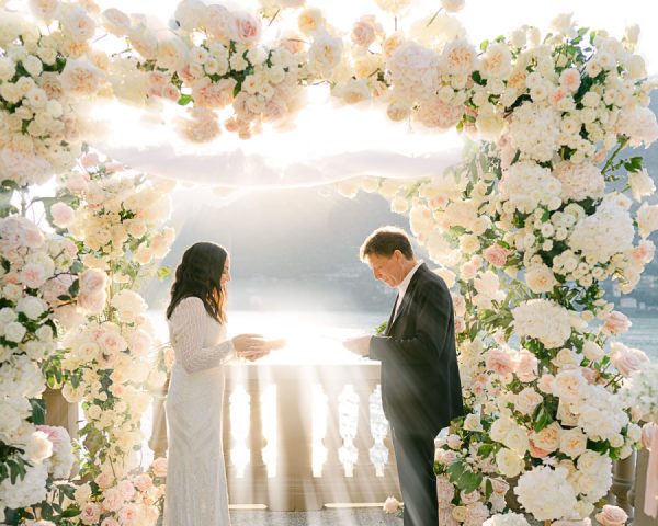 An Intimate Lake Como Wedding in Shades of Pink