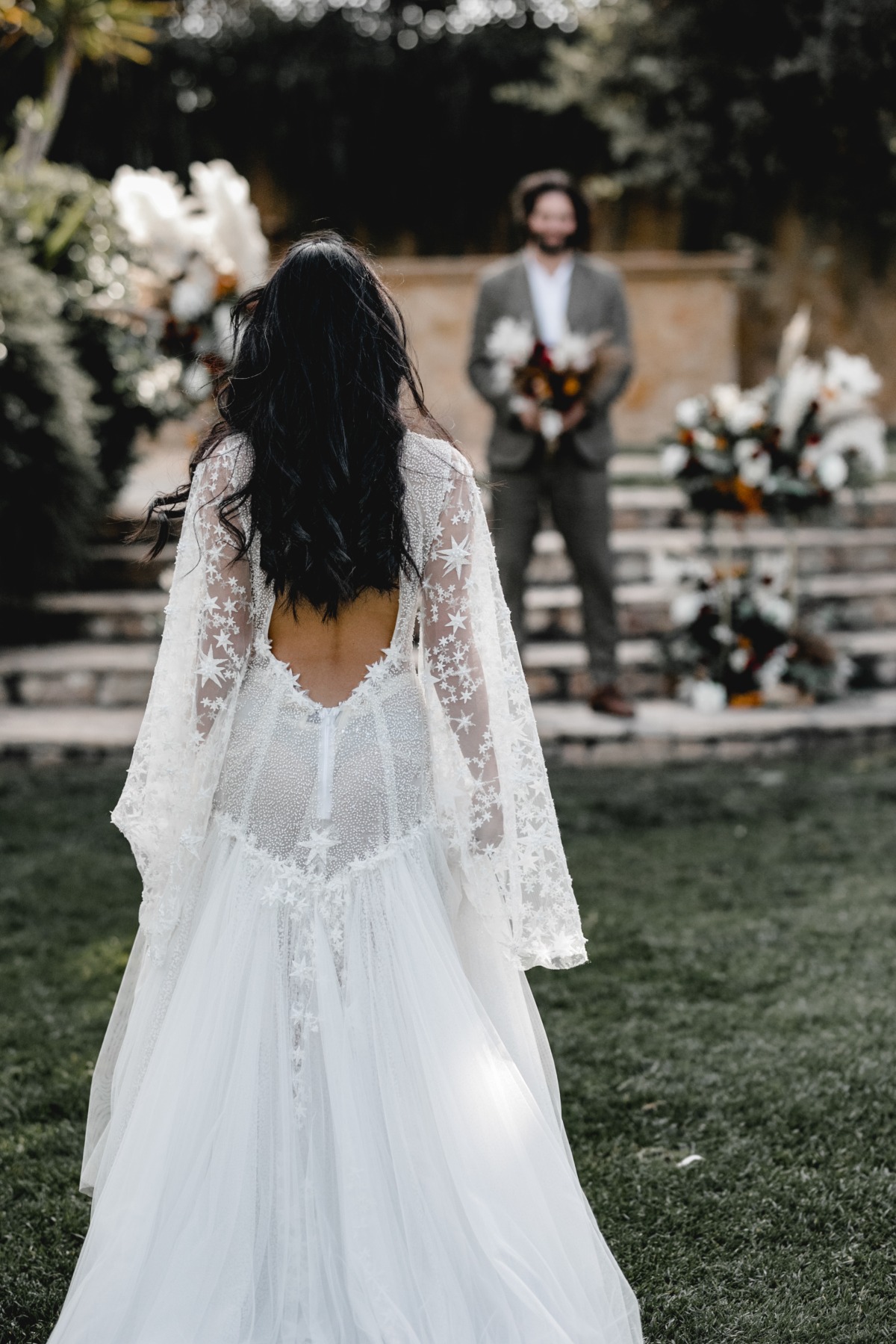 wedding dresses with unique prints