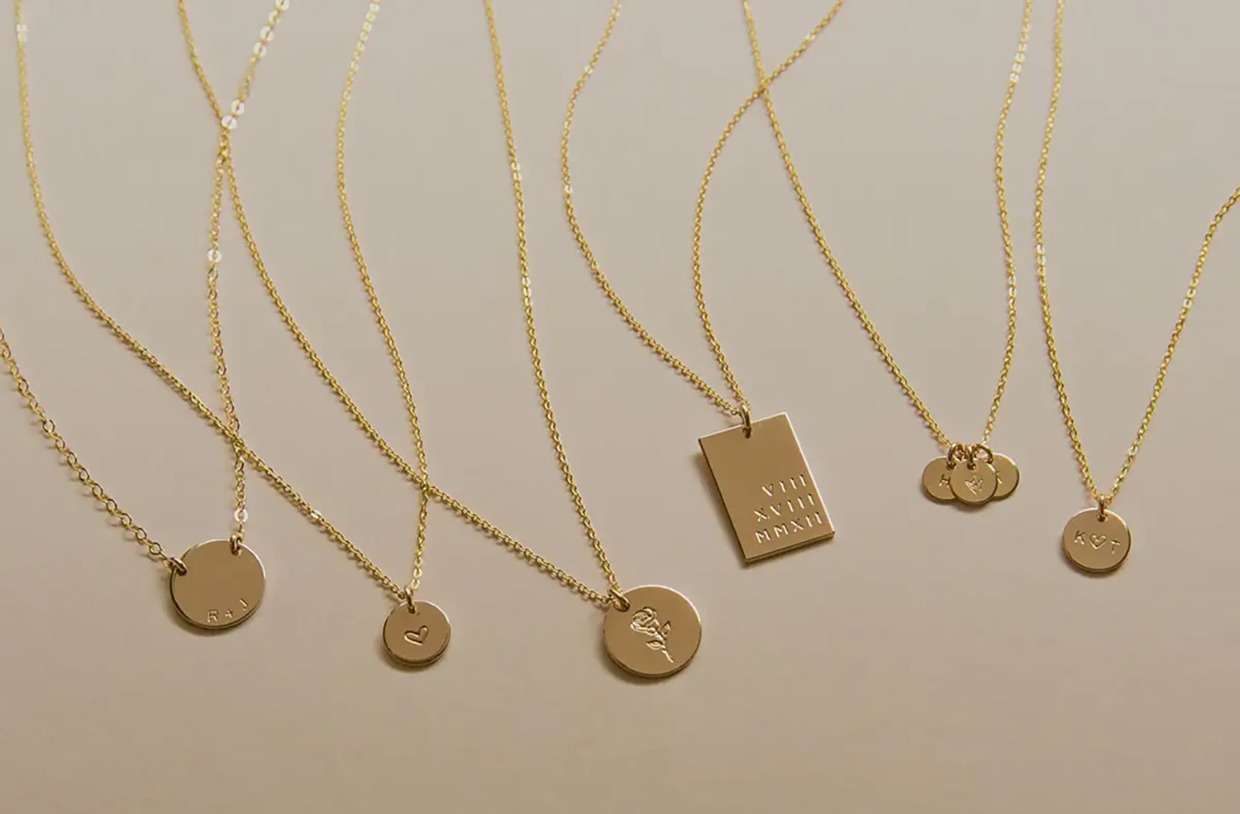 bridesmaid necklace gift ideas from Made by Mary