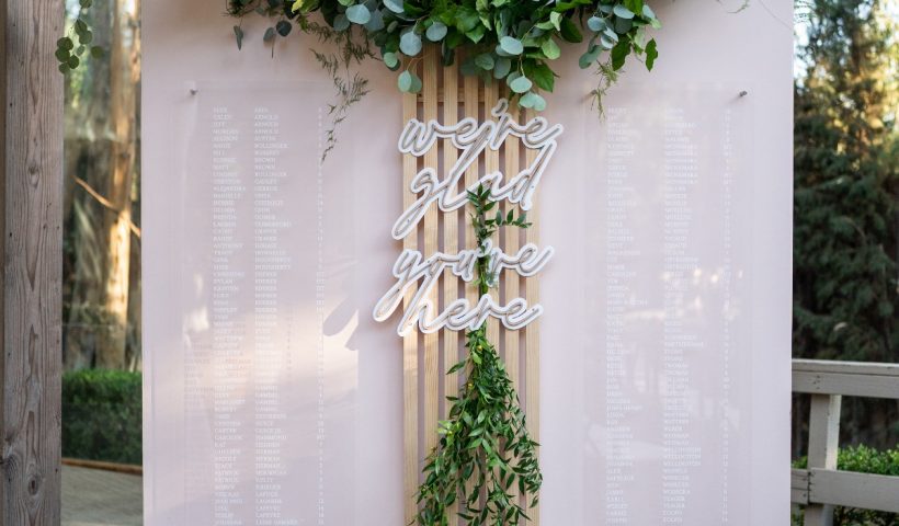 Magical woodland wedding that blurs the line nature and indoors