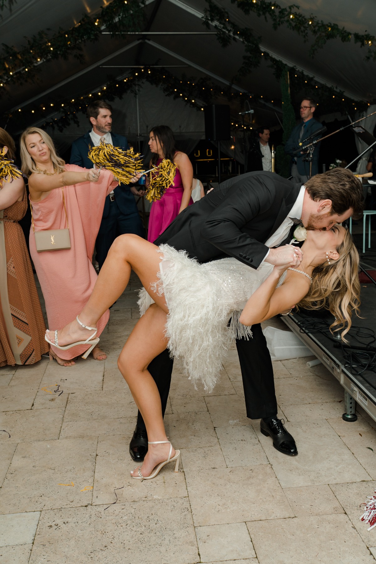 white flapper dress for reception