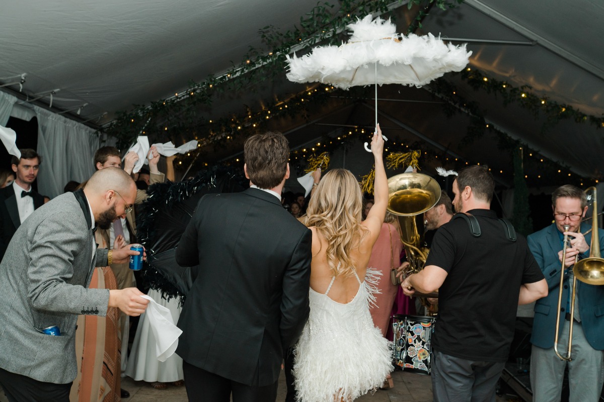 second line wedding parade