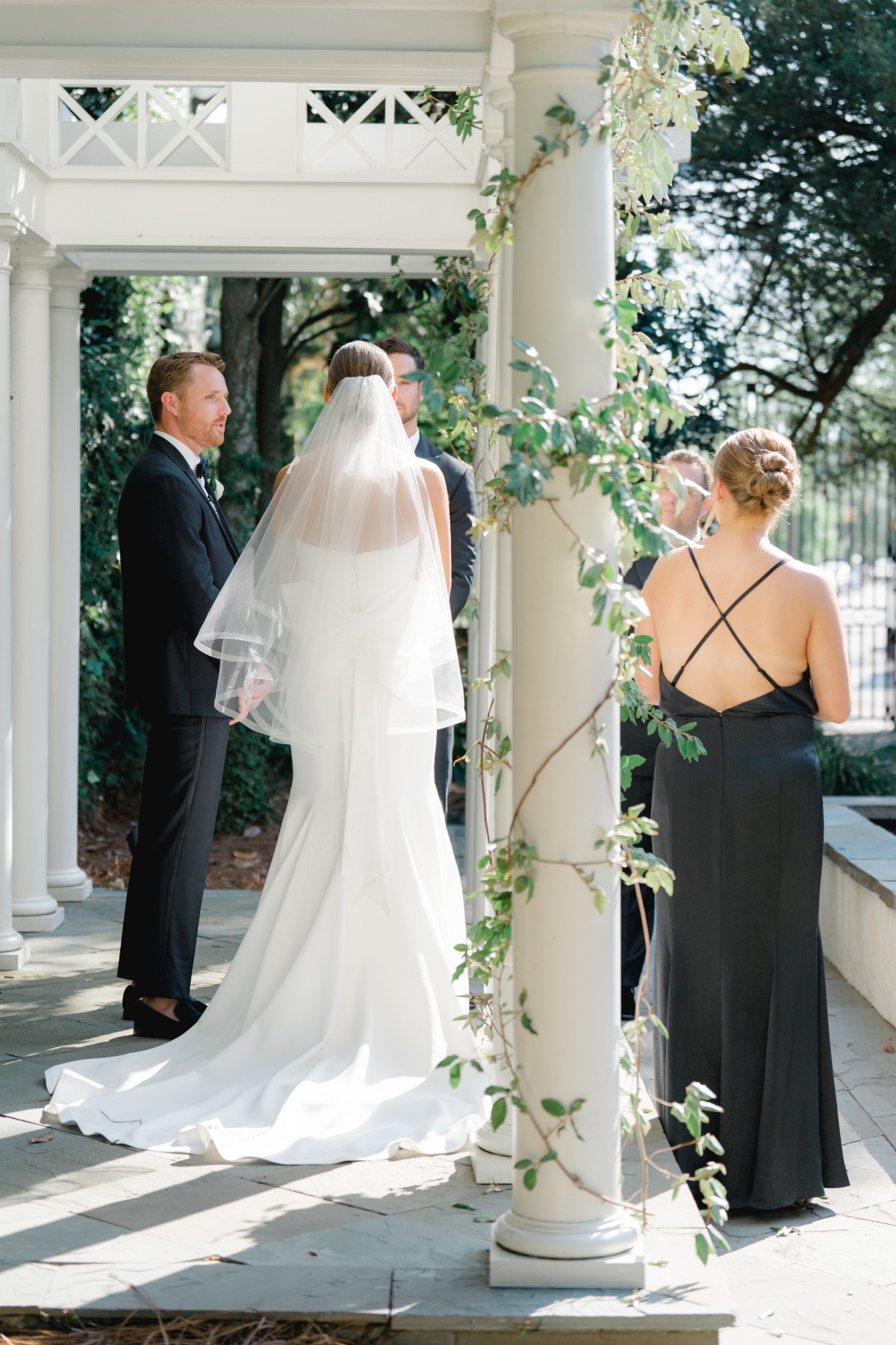 waist length wedding veil