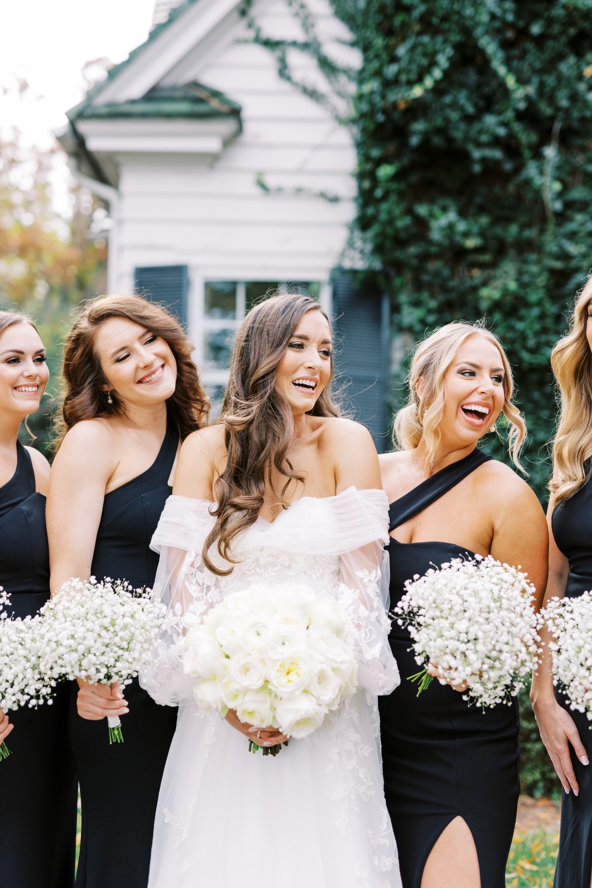 black bridesmaid dresses