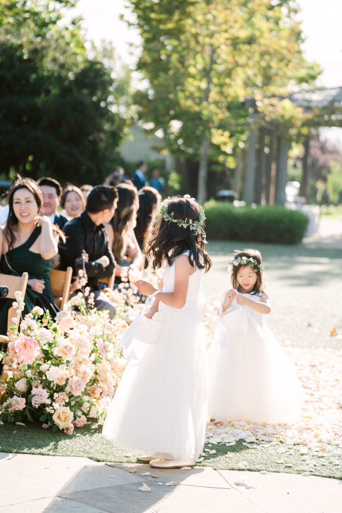 Adorable olive branch flower girls 