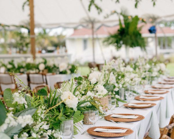 Tropical Inspired Gasparilla Inn Wedding Under the Banyan Trees