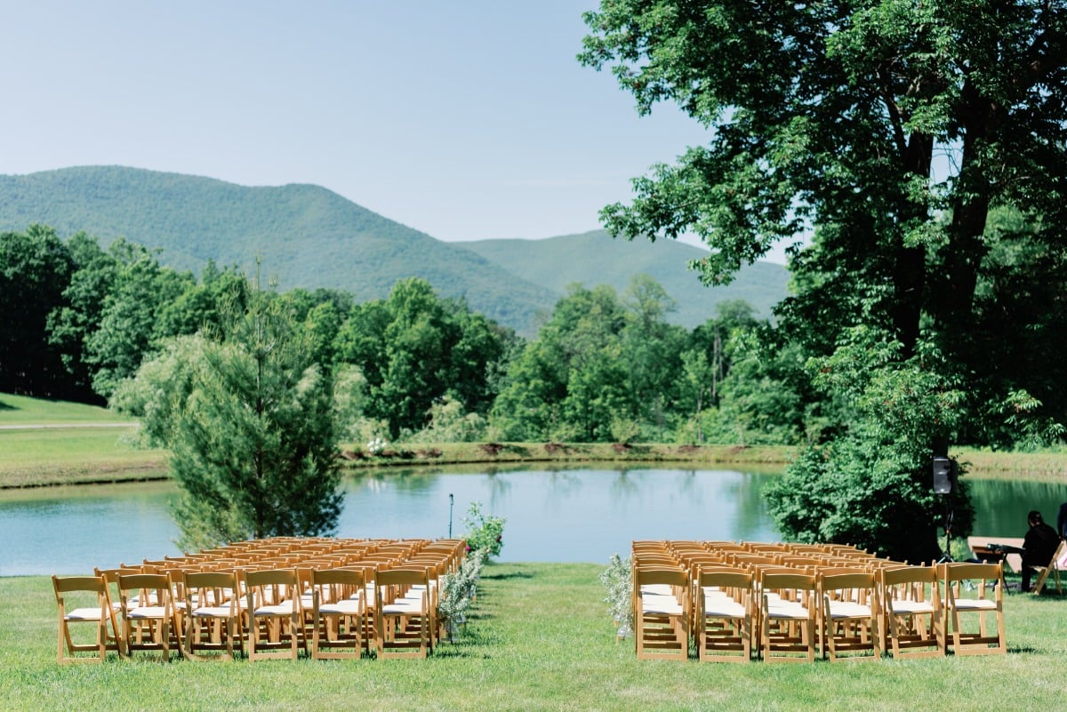 Stunning outdoor Vermont ceremony