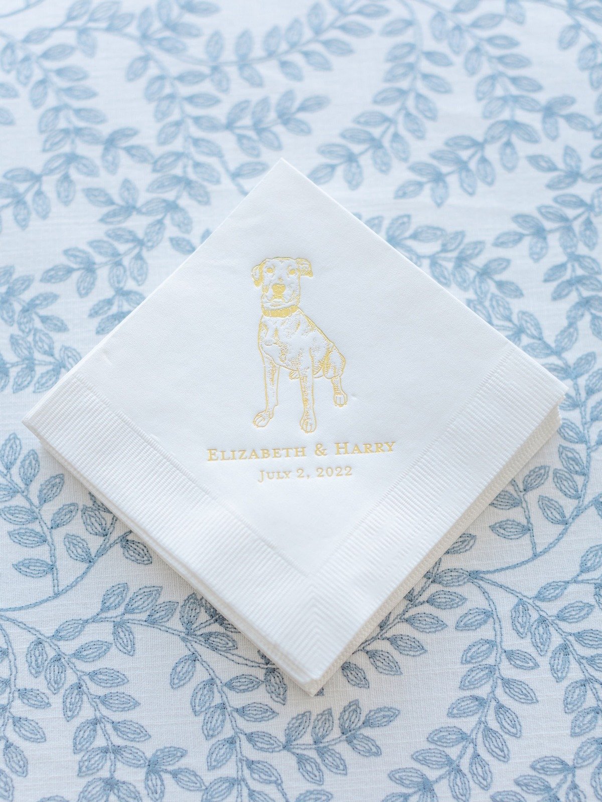 custom pet bar napkins