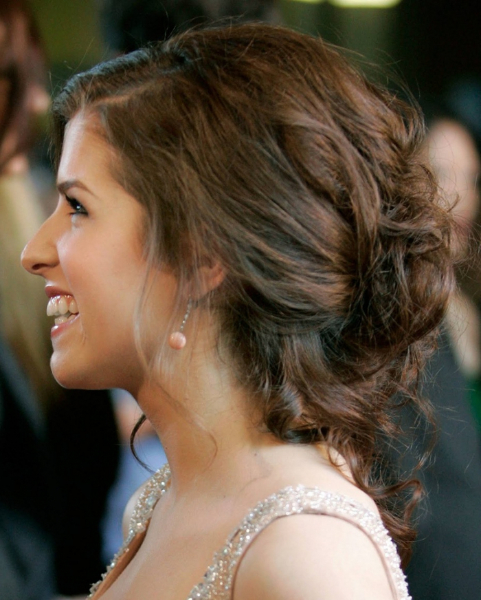 casual hairstyle with hairstyle wedding for brown hair, fancy earrings, Curls high