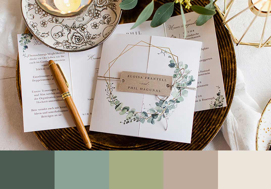 Choosing colours for wedding