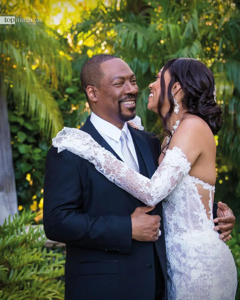 Brautvater Eddie Murphy mit Tochter Tochter Bria im Brautkleid