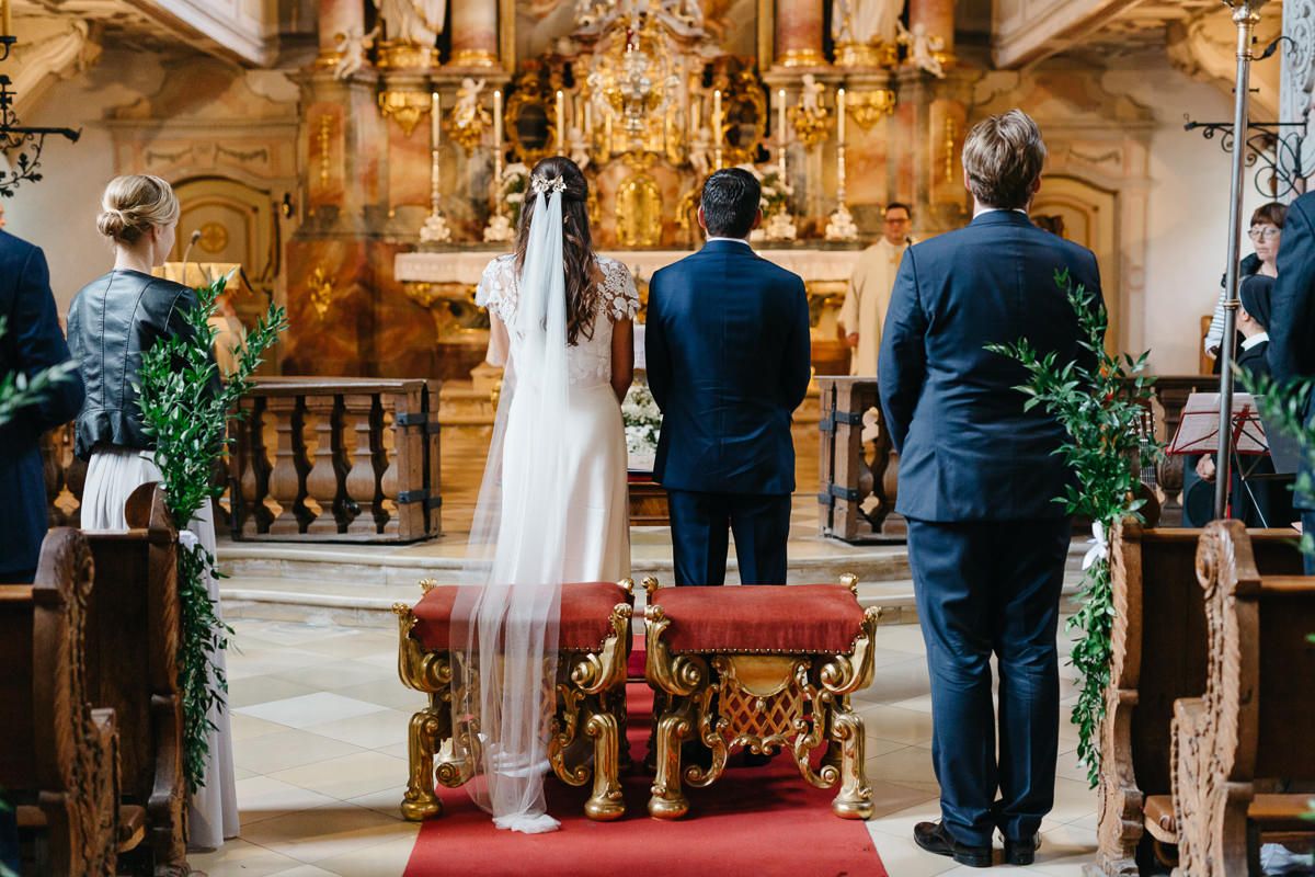 A Bridal couple will be married in the Church 