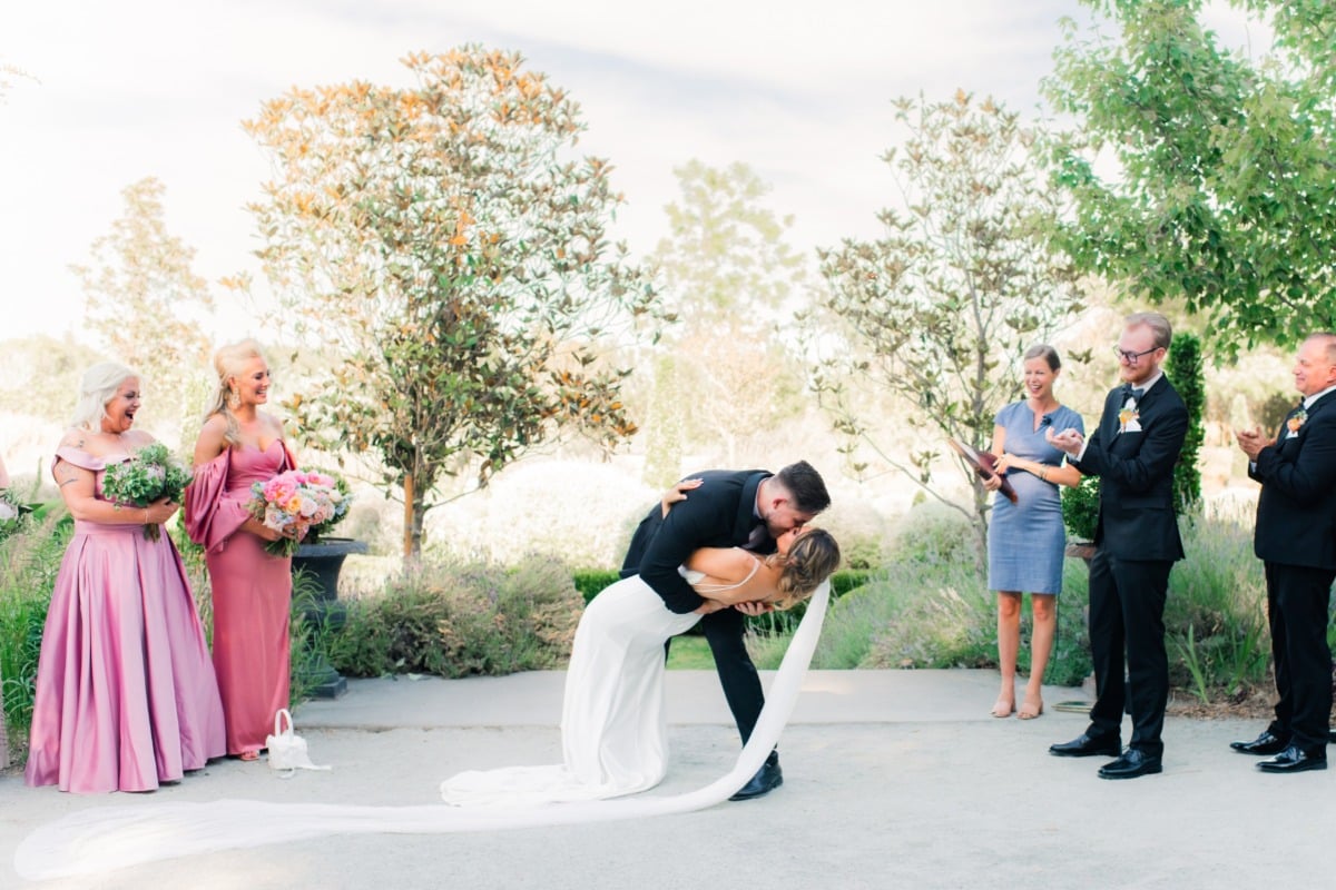 California outdoor wedding ceremony