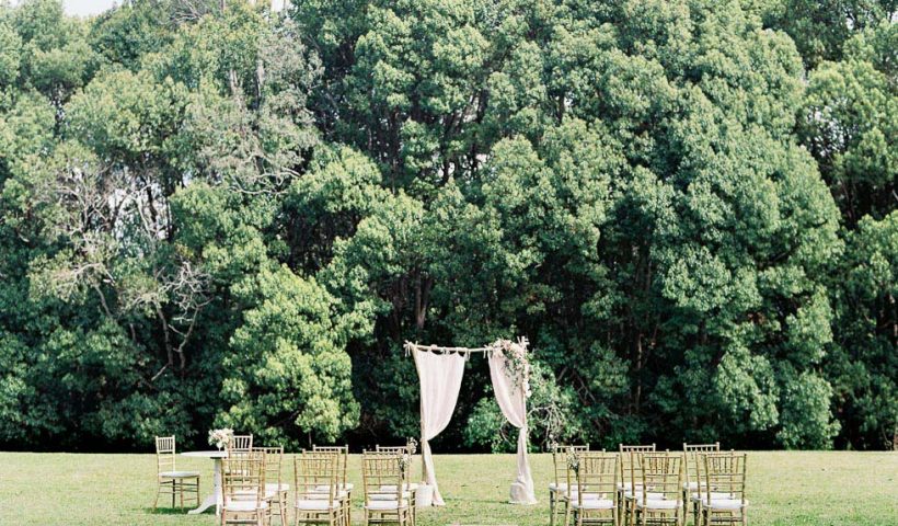 Exchange of rings wedding ceremony