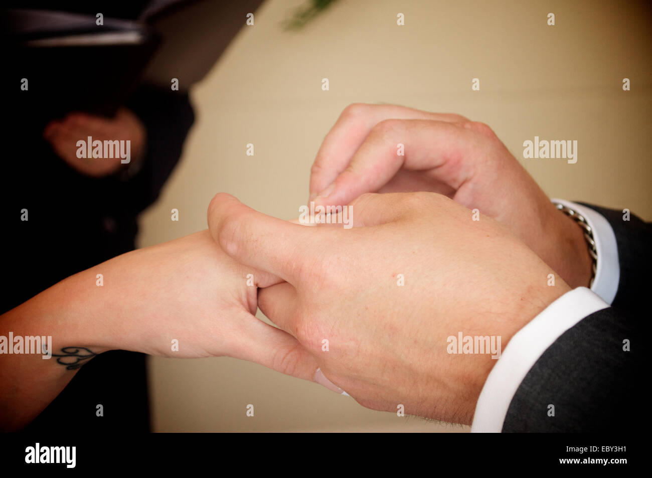 Exchange of vows and rings