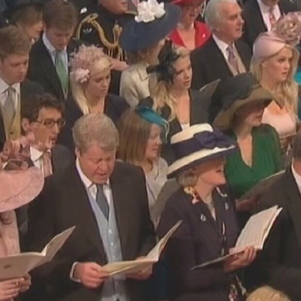 Will and Kate at the Altar