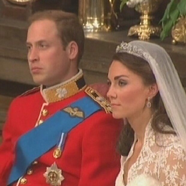 Will and Kate at the Altar